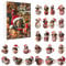 2024 Weihnachten Dackel Adventskalender, Adventskalender Kinder, Niedlicher Hund Adventskalender 2024, Spielzeug Adventskalender 2024, 24 Tage Weihnachten Countdown Kalender 2024