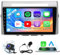 2G+32G Carplay Autoradio für Toyota Corolla Verso AR10 2004-2009 mit Navi Android Auto,9 Zoll Bildschirm Android 13 Radio 2 DIN mit Bluetooth Mirror Link WiFi/FM/RDS+Rückfahrkamera