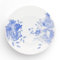 Wade WA967014BLU Blue Floral Side Plate with Pale Blue & White Floral Pattern, Crafted from Earthenware, Made in Stoke-on-Trent, 22.75cm, Blue