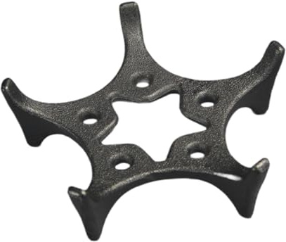 F Fityle Cast Iron Tea Pot Trivet, Burner Grate Water Kettle Kitchen Tool Metal Hot Pot Stand Support Rack Coffee Pot Teapot Holder, Diameter 13cm
