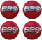 dzggs 4 stück Auto Nabendeckel für BBS 70mm, Felgenkappen Radnabenkappen Nabenabdeckung Radnaben Mittel Abdeckungen Abzeichen Sticker,D