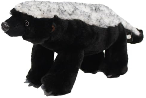 Dachsplüschtier - Realistische Kawaiii Honig Dachs Plüschtiere | Honey Badger Plüschtierspielzeug, Simulationstierpuppen zum Sammeln, Geschenke für und Mädchen
