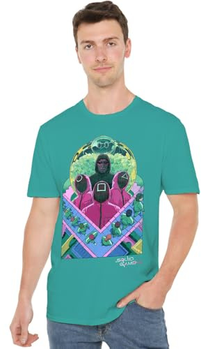Squid Game Front Man & Guards Comic Unisex T Shirt