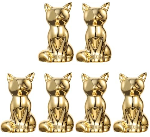 CALLARON 3sätze Katzenringhalter Kreative Schmuckablage Für Ringe Und Ohrringe Eleganter Cat Design Schmuckständer Für Schlafzimmer Wohnzimmer Büro Und Mehr