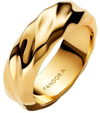 Pandora Gewellter Breiter Band-Ring 163886C00 Damenring