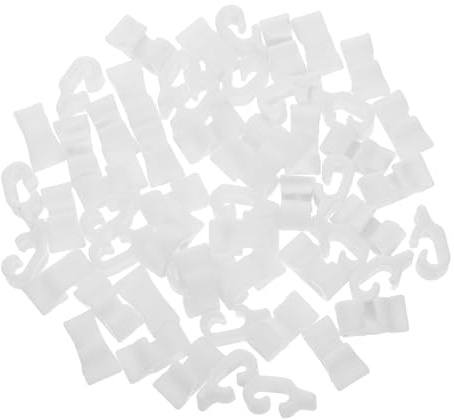 Mikikit 100pcs Pet Cage Buckles for Dog Crate Cat Playpen Connector Clips for Animal Enclosures Easy Installation Secure Locking Mechanism