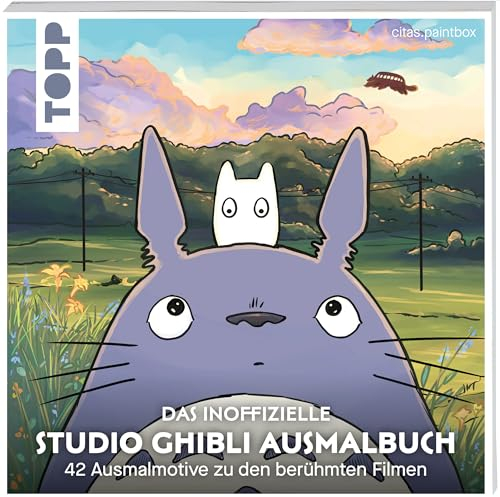 Das inoffizielle Studio Ghibli Ausmalbuch: 42 Ausmalmotive zu den berühmten Filmen