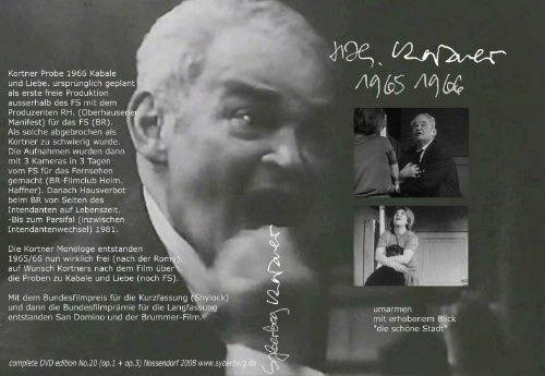 Die Fritz-Kortner-Filme