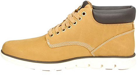 Timberland Bradstreet Leather Sensorflex, Stivali Chukka Uomo, Giallo (Yellow Wheat Nubuck), 40 EU