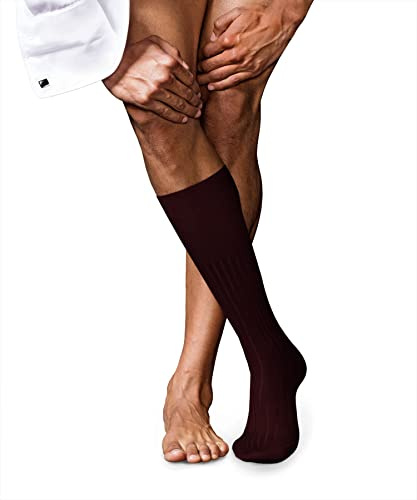 FALKE No. 13 Finest Piuma Cotton Kniestrümpfe barolo (8596), 41-42