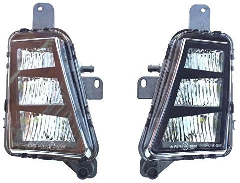 Nebelscheinwerfer LED NSW Nachrüstung Set Rechts + Links kompatibel mit Golf VII 7 GTI GTD