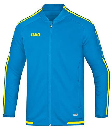 JAKO Herren Freizeitjacke Striker 2.0, JAKO blau/neongelb, L, 9819