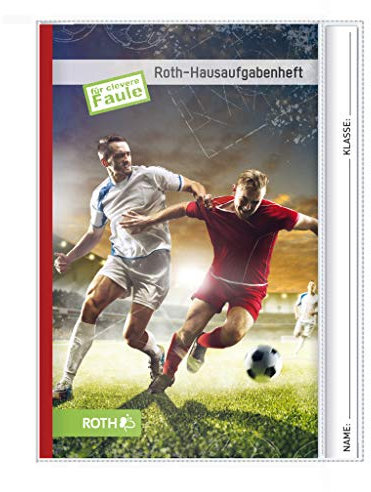 ROTH Hausaufgabenheft Teens für clevere Faule Kicker A5