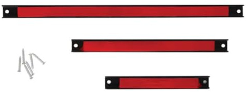 Toolland Magnetische Werkzeugleiste 3-teilig, Magnetleiste für Werkzeuge zur Wandmontage, 20 cm 30 cm 46 cm, bis 10 kg, Metall Werkzeughalter für Garage Werkstatt Lager, inkl. Befestigungsmaterial