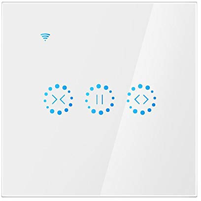 SWECOMZE NEW Generation Smart Wlan Rolladen, Jalousien Schalter WiFi Kompatibel Mit Alexa Echo Und Google Assistant, Rolladenuhr Uhr Schalter Für Rolladenmotor Rolladenantrieb (schwarz)