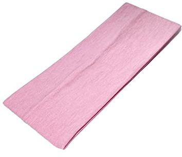 WESTEND CHOICE Kylie Lot de 2 bandeaux doux et extensibles unisexes de 9 cm de large pour homme et femme Rose clair