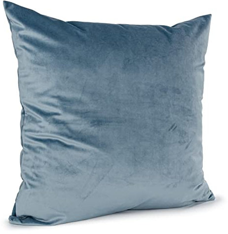 ANRO Kissenbezug Kissenhülle Kissen Deko-Kissen Sofa Kissen Couch Kissen Samt Petrol 40x40cm ohne Füllung