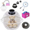 RCBDBSM DIY Ballon Stopfmaschine, Ballon Expander Extractor mit Ballonpumpe und Bördelzange, Ballon Stopfmaschine Ballon Stuffer Tools Kit für Geburtstagsfeier Hochzeit Party Dekoration
