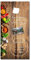 Memoboard Bright Wood L 30 x 60 cm | Magnettafel aus Glas zum beschriften hochkant | Optimal geeignet für Küche & Esszimmer als funktionaler Eyecatcher in natürlicher Holzoptik | Kräuter Gewürze
