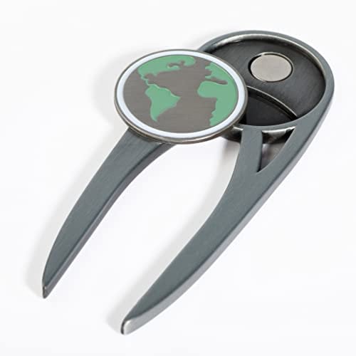 Green Swing Divot Tool & Magnetic Ball Marker | On Course Golf Accessory