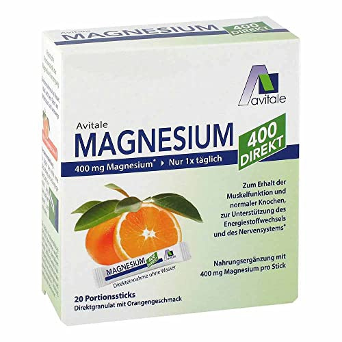 Magnesium 400 direkt Orange Portionssticks 20X2.1 g