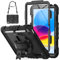 SEYMCY Case for iPad (A16) 11th/10th Generation 2025 (11 inch)/2022 (10.9 inch), Full-body Shockproof with Screen Protector, 360° Rotating Stand & Hand Strap, Carrying Strap, Pencil Holder, Black