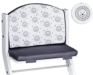 tiSsi® Sitzpolster/Sitzverkleinerer Hochstuhl grau Löwen