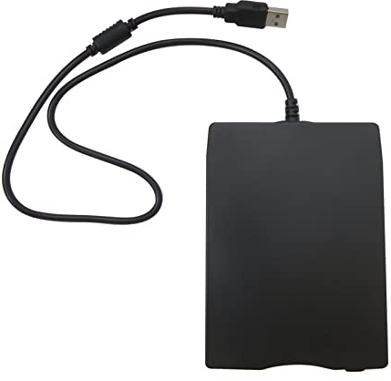 Xspeedonline 3.5-inch USB 2.0 Data External Floppy Disk Drive 1.44MB Supported for Windows 98/SE/2000/ME/XP/VISTA/7/8/8.1/10/11/MAC Operating Systems