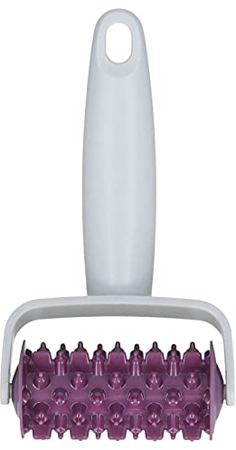 Tissting Gitter Roller Ausstecher, Rolling Ausstechform Gebäck Ausstecher, DIY Teigroller Innovativ ABS Gebäckrolle Backen Zubehör für die Herstellung von Keksen und Broten(Road Roller Cookies)