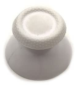 YANHAO [Parti di Videogiochi] 2 Pezzi di Copertura analogica Trasparente 3D Thumb Stick Chiaro Joystick Thumbstick cap Fungo for Sony Playstation 5 PS5 [Sostituire] (Color : White)