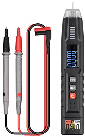 Irfora HT122A Stifttyp Digitalmultimeter Smart Handheld Multimeter True RMS LCD Display 4000 Counts NCV Meter Voltmeter Pen Tester DC/AC Spannung Widerstand Kapazität Frequenz Tester