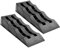Holdfiturn 2PCS Car Ramps 4 Ton Plastic Kerb Ramps Wavy Ramp Car Ramps Heavy Duty 3 Step Car Lift Ramps Caravan Leveling Ramps for Home Garage Motorhome Leveling 61X21.5X12CM, Black