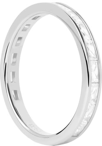 P D PAOLA PdPaola Damen-Damenring 925er Silber Zirkonia 52 Silber 32026285