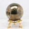 FOCCAR 1pc 50mm-55mm Piedras de Cristal Natural Feng Shui Esferas de pirita Cristal