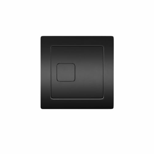 Noir Black Cistern Button | Matt Black | Cistern Button | Toilet Button | Flush Button |Square |for Use with Cable Operated Cisterns |