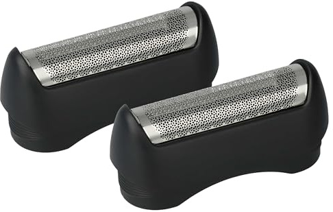 vhbw 2x Scherfolie kompatibel mit Braun 5683 | 5684, 5685, 130, 815, 835, 140, 150 Elektrorasierer + Rahmen, schwarz/silber
