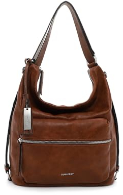 SURI FREY Carly Shoulderbag Backpack Cognac