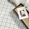 Alwayspon 10Pcs White,Yellow and Green Waterproof Non-slip Floor Tiles Decal with Black border for Kitchen Bathroom Living Room, Vinyl Flooring Self-adhesive Peel and Stick Vinyl Sticker.