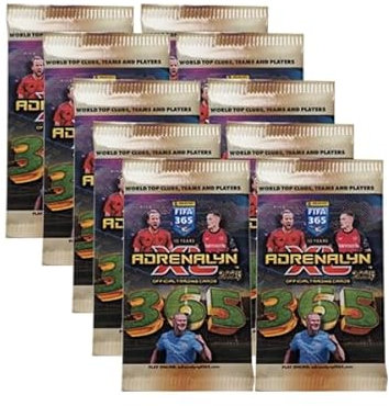 Panini FIFA 365 2025 Trading Cards TCG - 10x Booster je 6X Cards