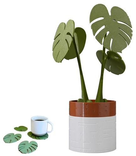 Tree Coasters, Trivets for Hot Dishes (Green)