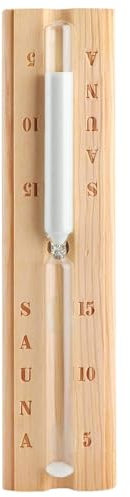 Temporizador de sauna Natrual Wooden Sauna Sand Timer Spa Room Countdown Portable Práctico Accesorios de sala de vapor