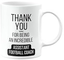 Thank You Gift Mug Present for Assistant Football Coach, for Being an Incredible, Leaving, Retirement, for Colleague, Boss, Manager, Supervisor, Christmas, from Cup, mm-CA-332a_19