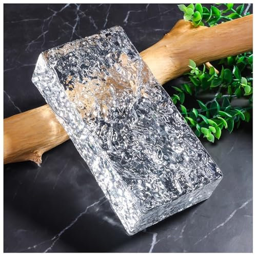 Brique en verre massif transparent, bloc rectangulaire ondulé pour projets de bricolage, décoration murale de séparation de maison et de bureau