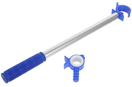 Sosoport Telescopic Window Opener Rod for Skylights and High Windows Aluminum Alloy Pull Pole for Cellular Shades Roller Blinds and Curtains Indoor Outdoor Use