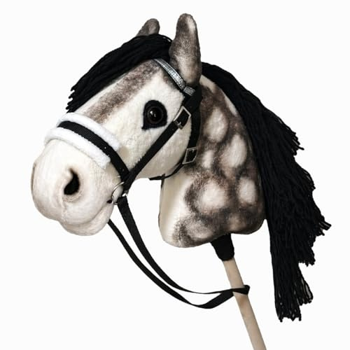 Windy Mane Hobby Horse Pferd Appaloosa Steckenpferd A3 mid Abnehmbare Trense