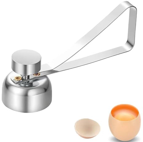 YIPFEN Egg Opener Manual Egg Shell Cutter Egg Cutter in Noxidable Steel Easy to Use Egg Pick Egg Cracker Kitchen Gadget