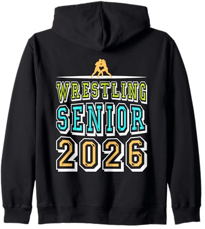 Wrestling Senior 2026 Graduation Kapuzenjacke