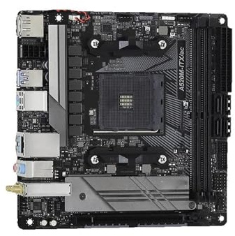 Gaming Motherboard Fit For ASROCK A520M ITX/Ac Mini-ITX A520 DDR4 4733+(OC) MHz USB3.2 Max-64G Double Channel Socket AM4 Motherboard