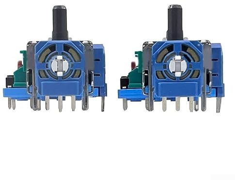 2K Joystick Ersatz für Xbox-Serie für PS4 für PS5 Controller 3D Analog für Switch Pro WiiU Potentiometersteuerung (grün)
