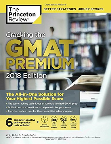 Cracking Gmat Premium 2018 (Graduate Test Preparation)